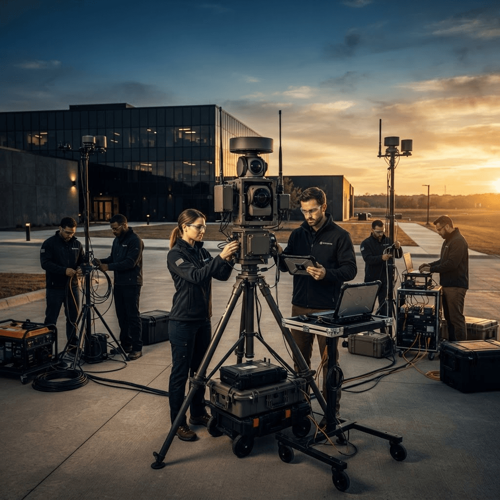 Defense technology deployment at an institutional facility